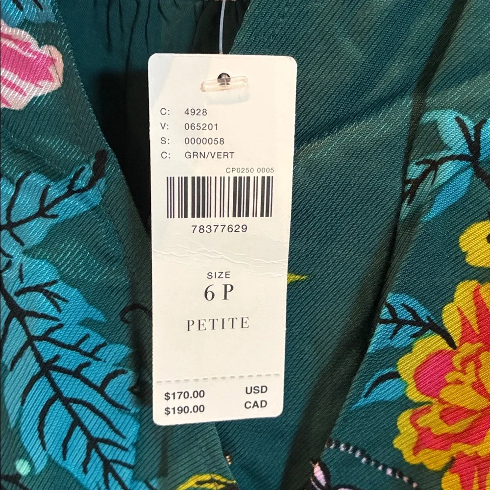 Anthropologie Floral Midi Dress - Picture 6 of 9